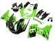 1998-2003 Kawasaki ZZR600 Motorcycle Fairings - Green Glossy Black Flame Canada Suppliers