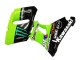 1998-2003 Kawasaki ZZR600 Motorcycle Fairings - Green Glossy Black Blue Monster Elf Touch4 Bridgestone Canada Suppliers