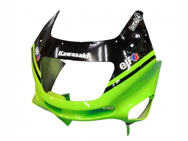 1998-2003 Kawasaki ZZR600 Motorcycle Fairings - Green Glossy Black Blue Monster Elf Touch4 Bridgestone Canada Suppliers