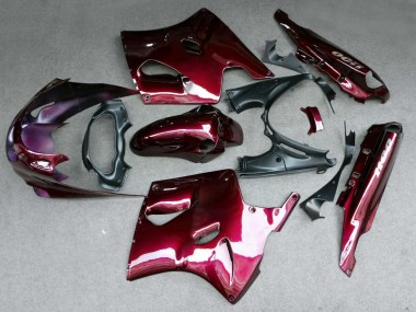 1993-2003 Kawasaki ZZR1100 Motorcycle Fairing - Dark Red Canada Suppliers
