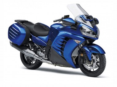 2007-2009 Kawasaki GTR1400/ZG1400 Motorcycle Fairings - Blue Black Canada Suppliers