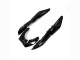 2007-2009 Kawasaki GTR1400/ZG1400 Motorcycle Fairings - Matte Black Green Lines Canada Suppliers