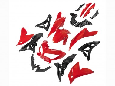 2022-2025 Kawasaki Versys 650 Motorcycle Fairings - Red Black Canada Suppliers