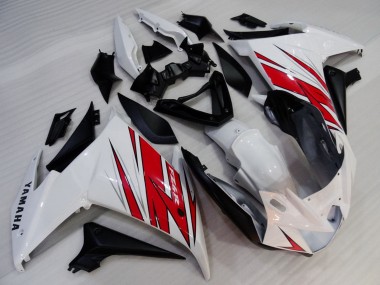 2009-2015 Yamaha FZ6R Motorcycle Fairings - White Red Black Canada Suppliers