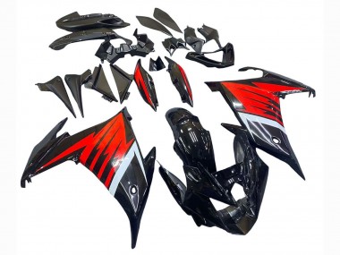 2009-2015 Yamaha FZ6R Motorcycle Fairing - Black Red White Canada Suppliers