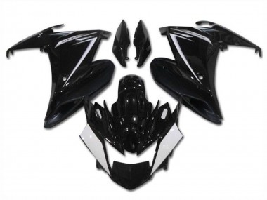 2009-2015 Yamaha FZ6R Motorcycle Fairings - Glossy Black White Canada Suppliers