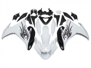 2009-2015 Yamaha FZ6R Motorcycle Fairings - White Black Canada Suppliers