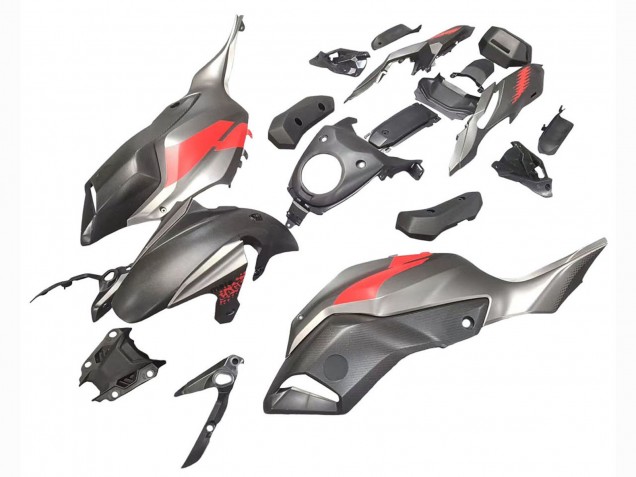 2012-2017 Yamaha MT07/FZ07 Motorcycle Fairings - Grey Red Canada Suppliers