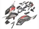 2012-2017 Yamaha MT07/FZ07 Motorcycle Fairings - Grey Red Canada Suppliers