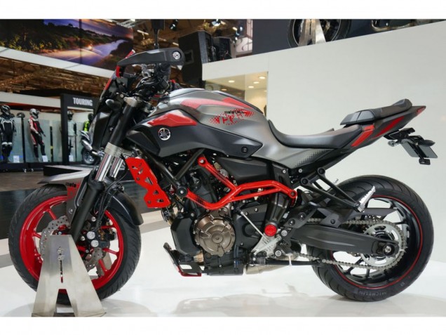 2012-2017 Yamaha MT07/FZ07 Motorcycle Fairings - Grey Red Canada Suppliers