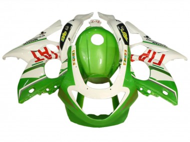 1996-2007 Yamaha YZF600R Thundercat Motorcycle Fairings - White Green Fiat Canada Suppliers