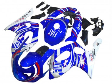 1996-2007 Yamaha YZF600R Thundercat Motorcycle Fairings - Blue White Silver Red Fiat Motul Canada Suppliers