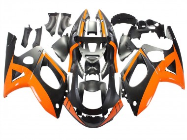 1996-2007 Yamaha YZF600R Thundercat Motorcycle Fairings - Black Orange Canada Suppliers