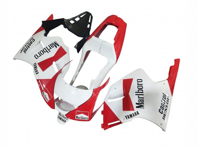 1991-1994 Yamaha TZR250 3XV Motorcycle Fairings - White Red Marlboro Castrol Dunlop Canada Suppliers