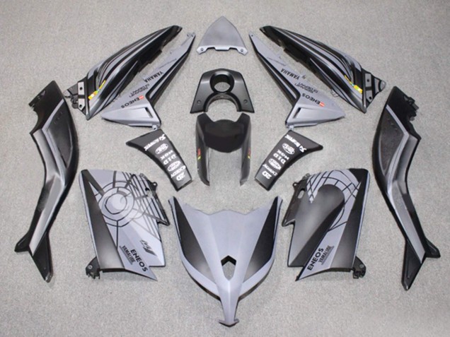 2012-2014 Yamaha TMAX530 Motorcycle Fairings - Matte Black Grey ENEOS Yamalube Canada Suppliers