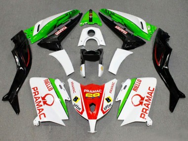 2012-2014 Yamaha TMAX530 Motorcycle Fairings - White Red Green Pramac Fiamm Canada Suppliers