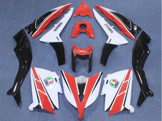 2012-2014 Yamaha TMAX530 Motorcycle Fairing - Red White Black Canada Suppliers