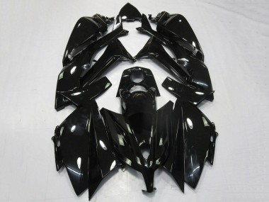 2012-2014 Yamaha TMAX530 Motorcycle Fairings - Glossy Black Canada Suppliers