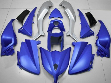 2012-2014 Yamaha TMAX530 Motorcycle Fairings - Matte Blue Silver Canada Suppliers