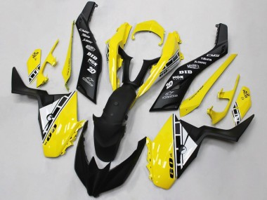 2017-2021 Yamaha XMAX300 Motorcycle Fairings - Yellow White Black Canada Suppliers