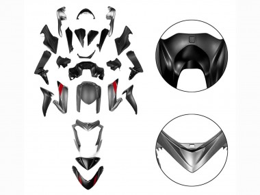 2015-2020 Suzuki GSX-S 1000 Motorcycle Fairings - Black Grey Canada Suppliers