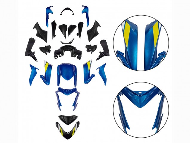 2015-2020 Suzuki GSX-S 1000 Motorcycle Fairings - Black Blue Canada Suppliers