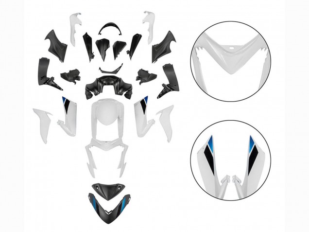 2015-2020 Suzuki GSX-S 1000 Motorcycle Fairings - Black White Canada Suppliers