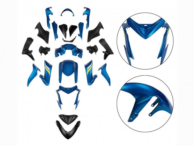 2015-2020 Suzuki GSX-S 1000 Motorcycle Fairings - Black Blue Yellow Canada Suppliers