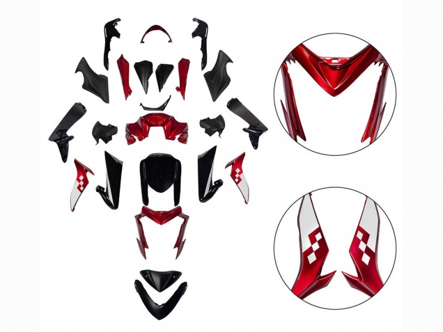 2015-2020 Suzuki GSX-S 1000 Motorcycle Fairings - Red Black Canada Suppliers