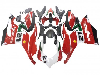 2020-2024 Ducati Panigale V2 Motorcycle Fairings - White Red Green Matte Black Corse 21 Canada Suppliers