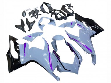 2020-2024 Ducati Panigale V2 Motorcycle Fairings - Glossy Grey Purple Glossy Black Canada Suppliers