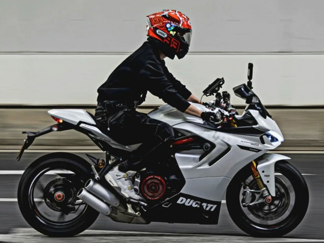 2021-2024 Ducati 2021-2024 Ducati Supersport 950/950S Motorcycle Fairings - White Black Canada Suppliers