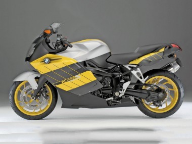 2005-2010 BMW K1200S Motorcycle Fairings - Yellow Silver Matte Black Canada Suppliers