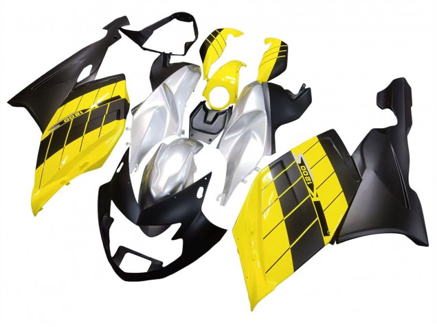 2005-2010 BMW K1200S Motorcycle Fairings - Yellow Silver Matte Black Canada Suppliers