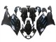 2005-2010 BMW K1200S Motorcycle Fairings - Glossy Black Matte Black Blue Lines Canada Suppliers