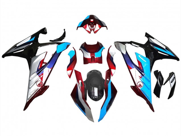 2023-2024 BMW S1000RR Motorcycle Fairings - Silver Red Blue Black Canada Suppliers