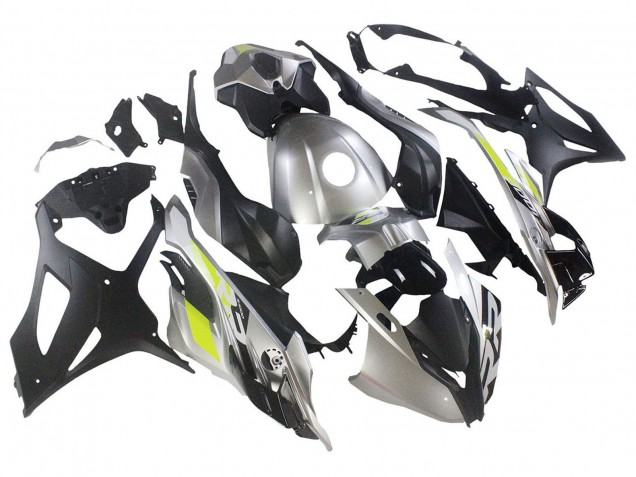 2023-2024 BMW S1000RR Motorcycle Fairings - Silver Matte Black Lime Green Canada Suppliers