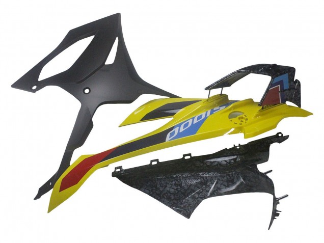 2023-2024 BMW S1000RR Motorcycle Fairings - Yellow Carbon Fiber Canada Suppliers