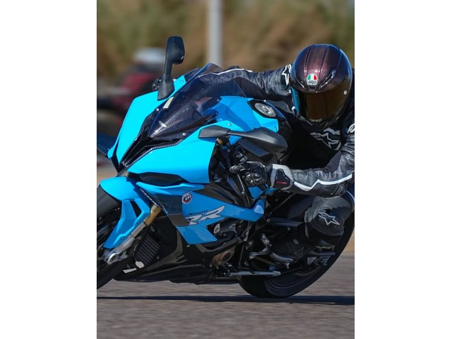 2019-2022 BMW S1000RR Motorcycle Fairings - Blue Black Carbon Fiber Canada Suppliers