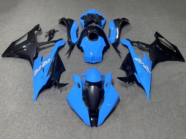 2019-2022 BMW S1000RR Motorcycle Fairings - Blue Black Carbon Fiber Canada Suppliers