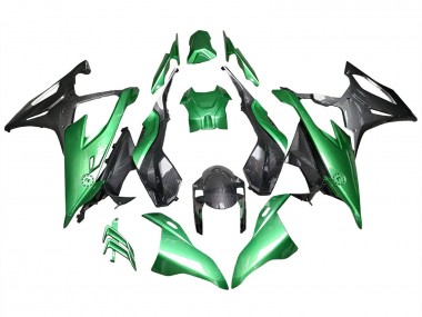 2019-2022 BMW S1000RR Motorcycle Fairings - Glossy Black Green Carbon Fiber Canada Suppliers