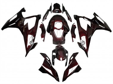 2019-2022 BMW S1000RR Motorcycle Fairings - Dark Red Carbon Fiber Canada Suppliers