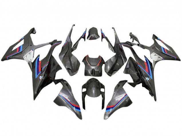 2019-2022 BMW S1000RR Motorcycle Fairing - Black Blue Red Carbon Fiber Canada Suppliers