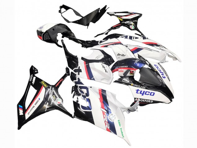 2019-2022 BMW S1000RR Motorcycle Fairings - White Black Pink Oxford Canada Suppliers