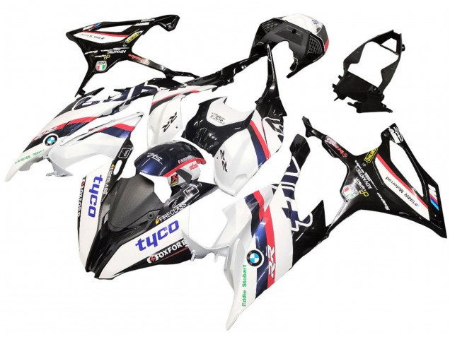 2019-2022 BMW S1000RR Motorcycle Fairings - White Black Pink Oxford Canada Suppliers