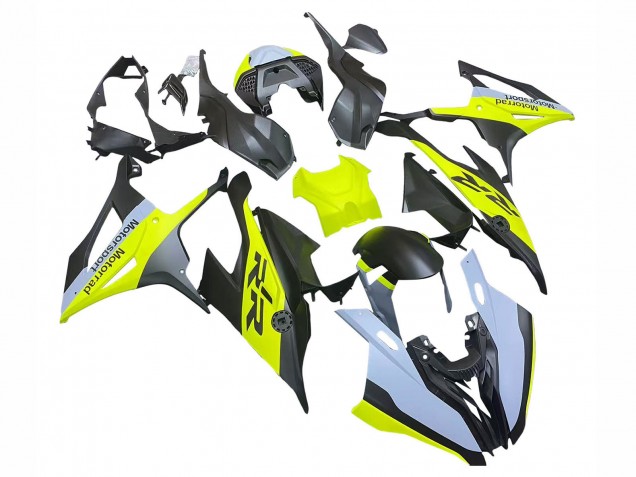 2019-2022 BMW S1000RR Motorcycle Fairings - Black Yellow Grey Canada Suppliers
