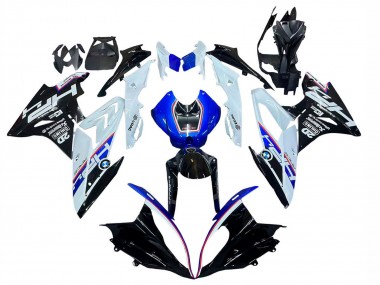 2017-2018 BMW S1000RR Motorcycle Fairing - White Blue Glossy Black Canada Suppliers