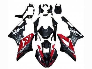 2017-2018 BMW S1000RR Motorcycle Fairing - Red Glossy Black Canada Suppliers