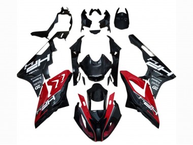2017-2018 BMW S1000RR Motorcycle Fairing - Red Glossy Black Canada Suppliers