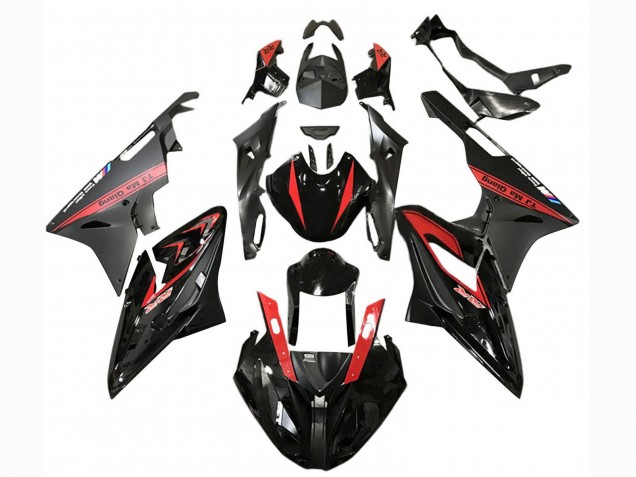 2017-2018 BMW S1000RR Motorcycle Fairings - Red Glossy Black Matte Black Canada Suppliers